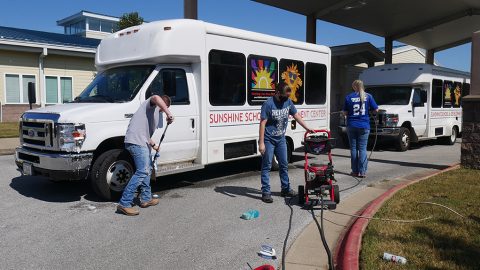 living united bus