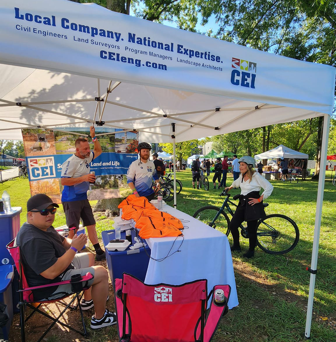 CEI Bike & Brew event, Bentonville, AR